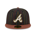 New Era - 59FIFTY - Atlanta Braves - Vintage Herringbone - Brown - Headz Up 