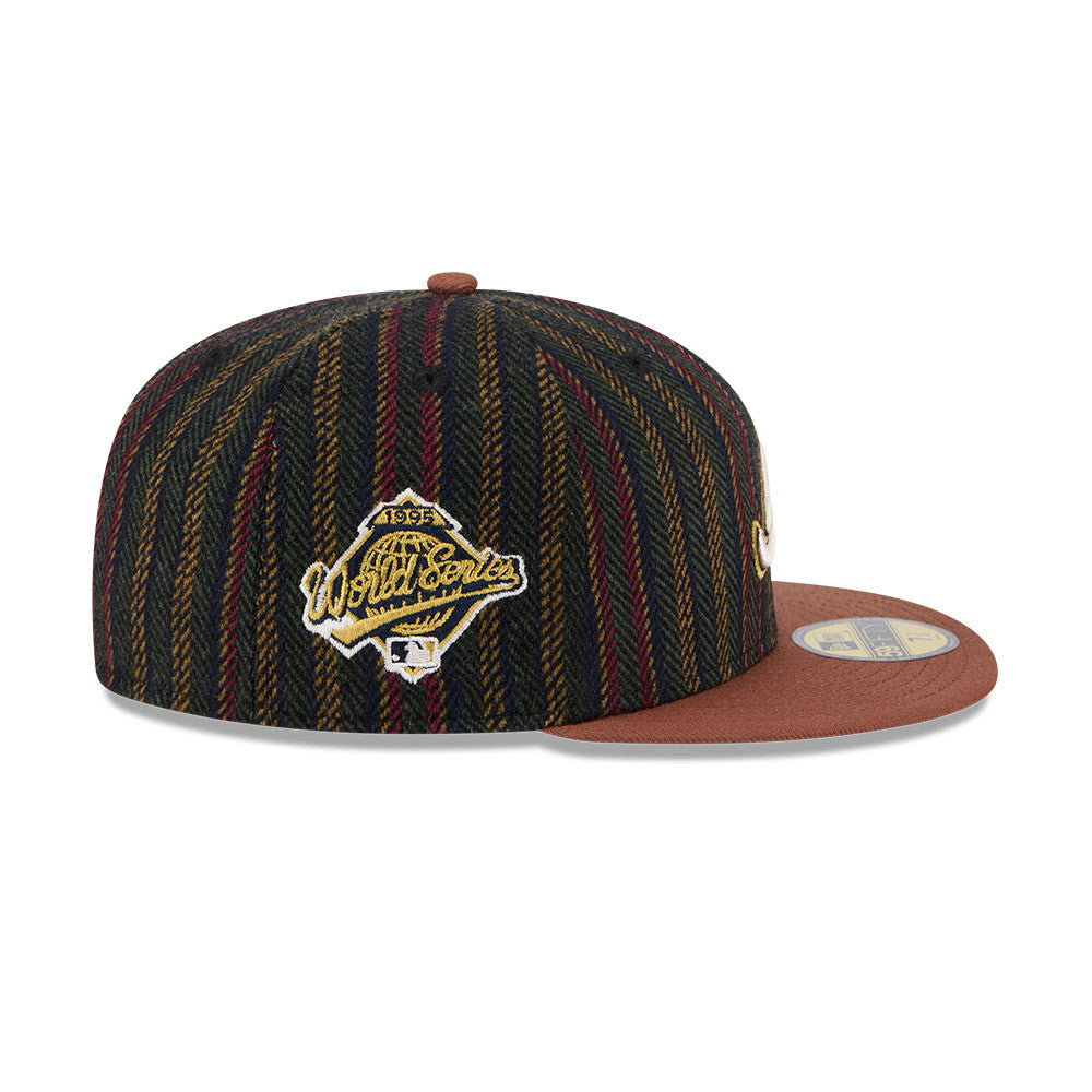 New Era - 59FIFTY - Atlanta Braves - Vintage Herringbone - Brown - Headz Up 