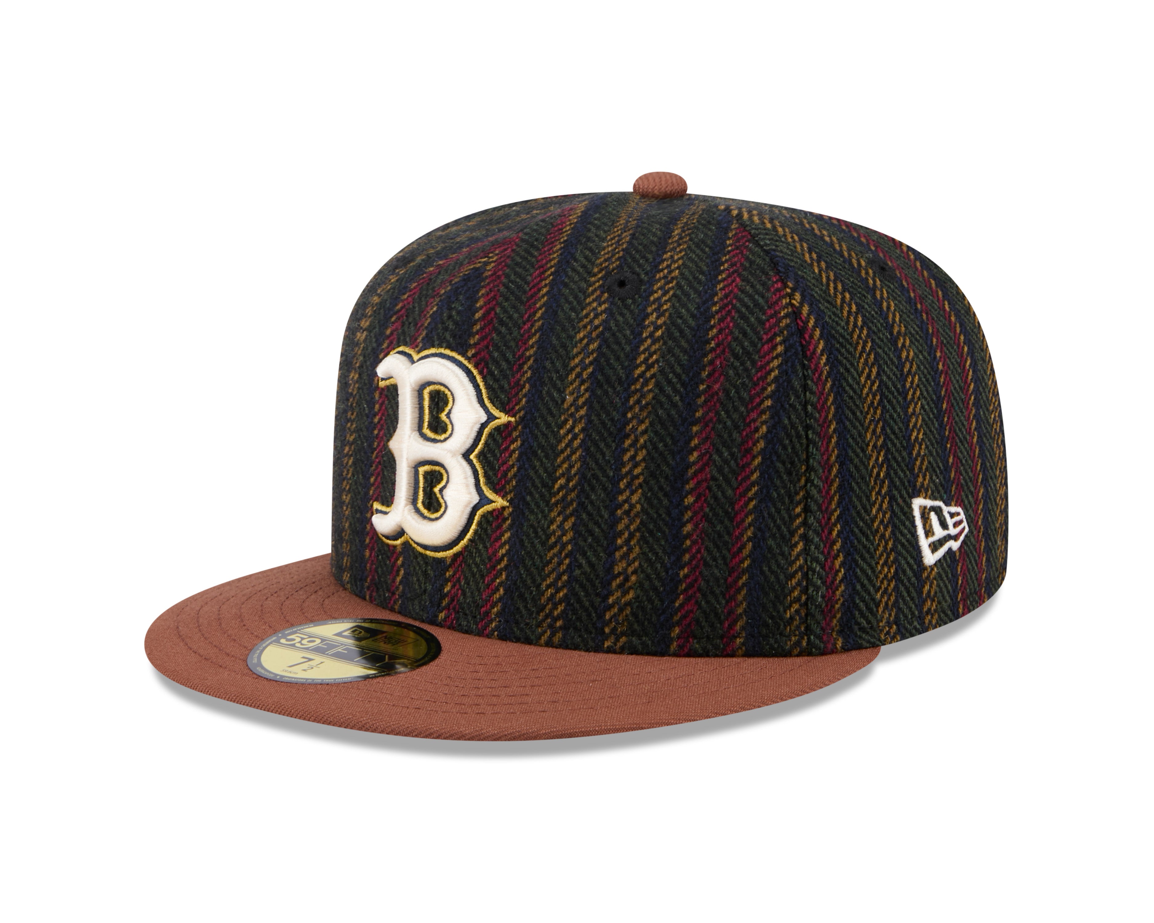 New Era - 59FIFTY - Boston Red Sox - Vintage Herringbone - Brown - Headz Up 
