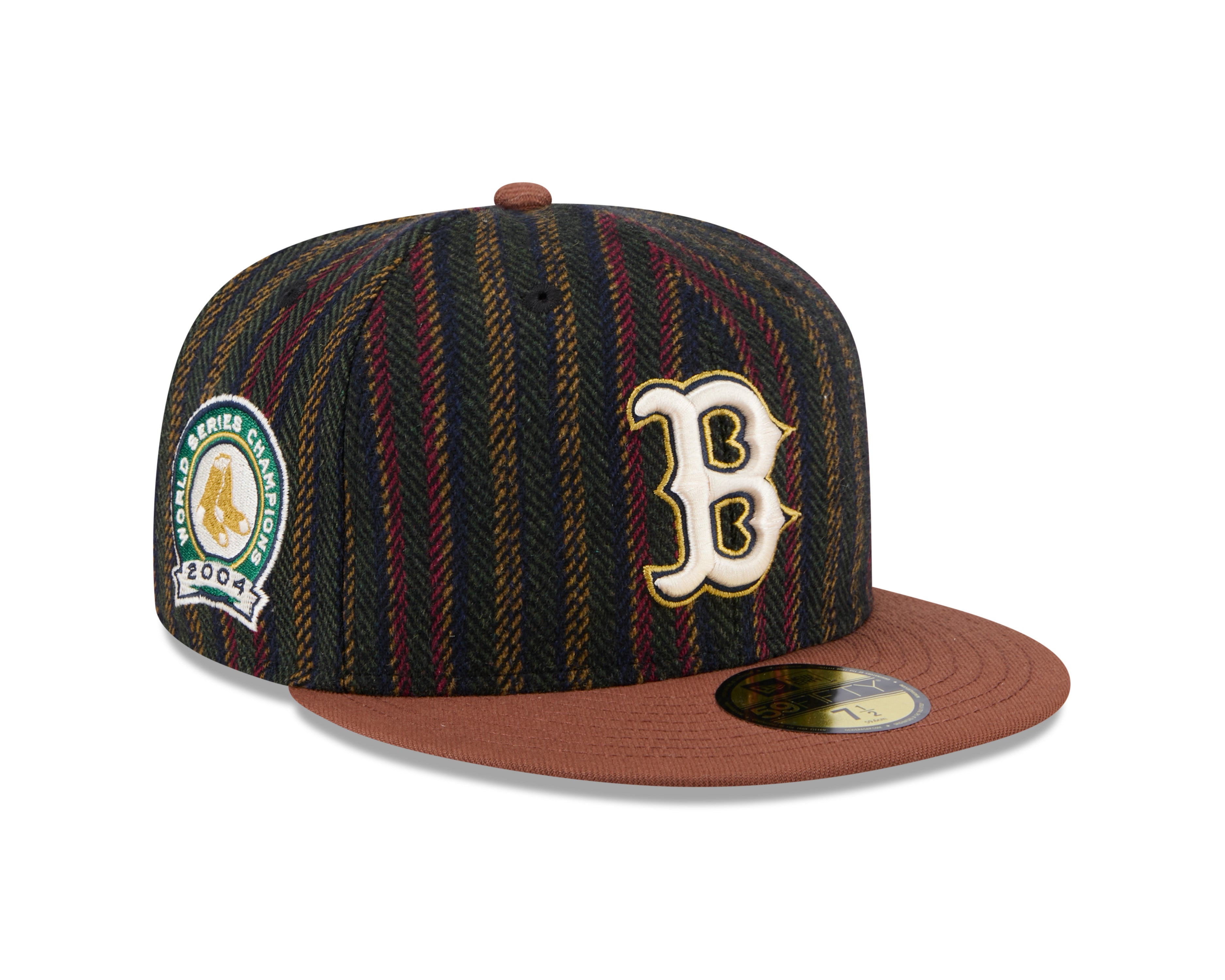 New Era - 59FIFTY - Boston Red Sox - Vintage Herringbone - Brown - Headz Up 