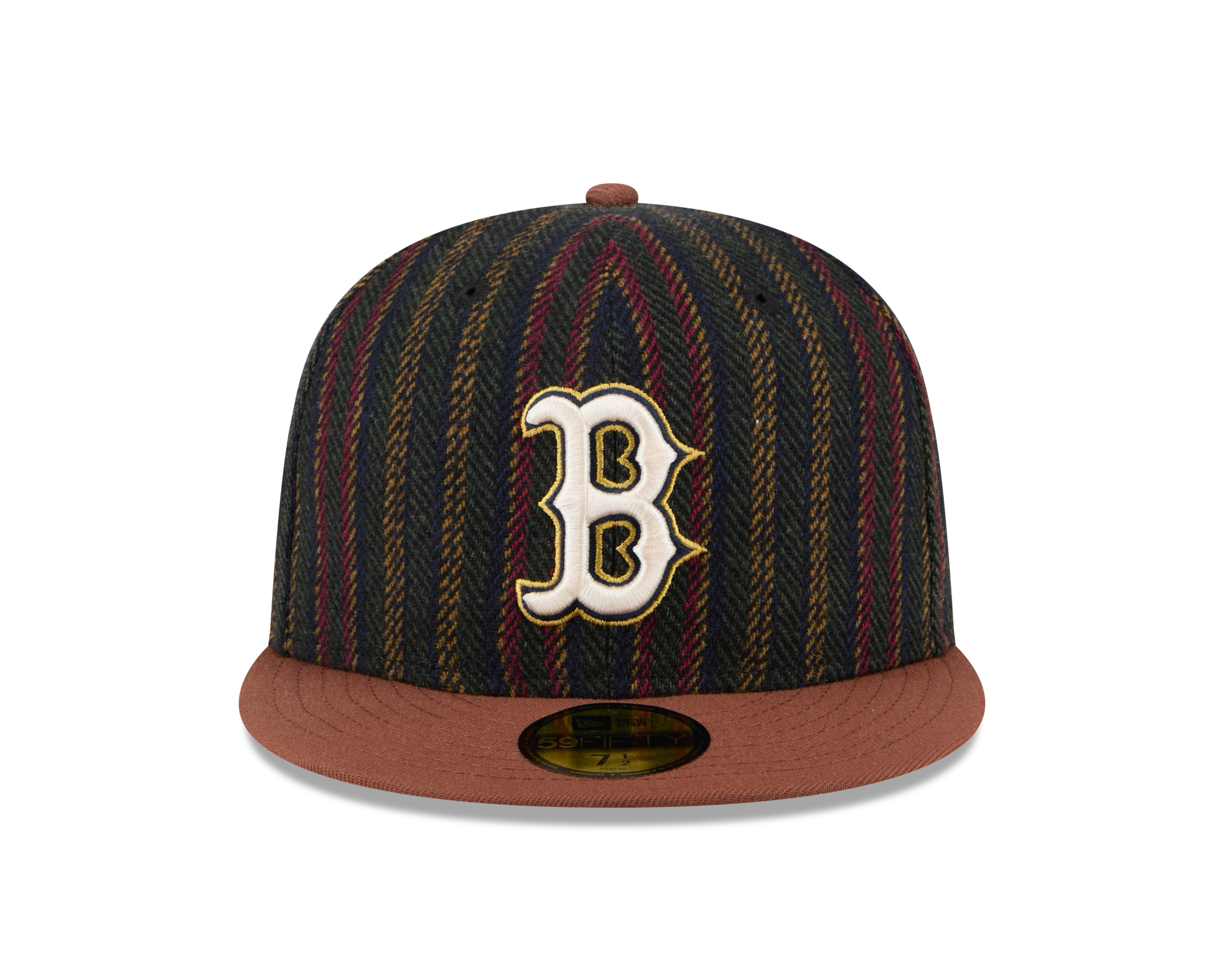 New Era - 59FIFTY - Boston Red Sox - Vintage Herringbone - Brown - Headz Up 