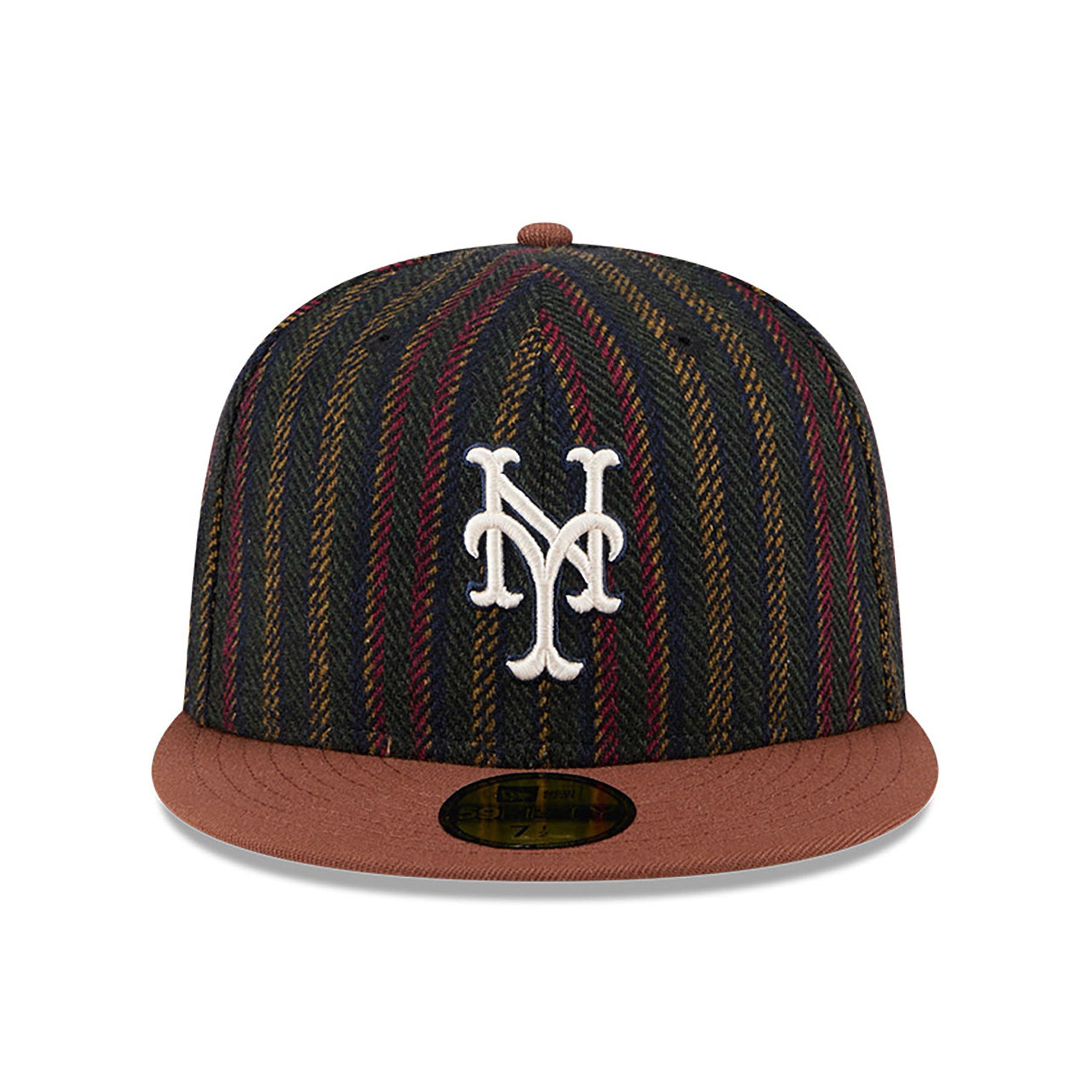 New Era - 59FIFTY - New York Mets - Vintage Herringbone - Brown - Headz Up 