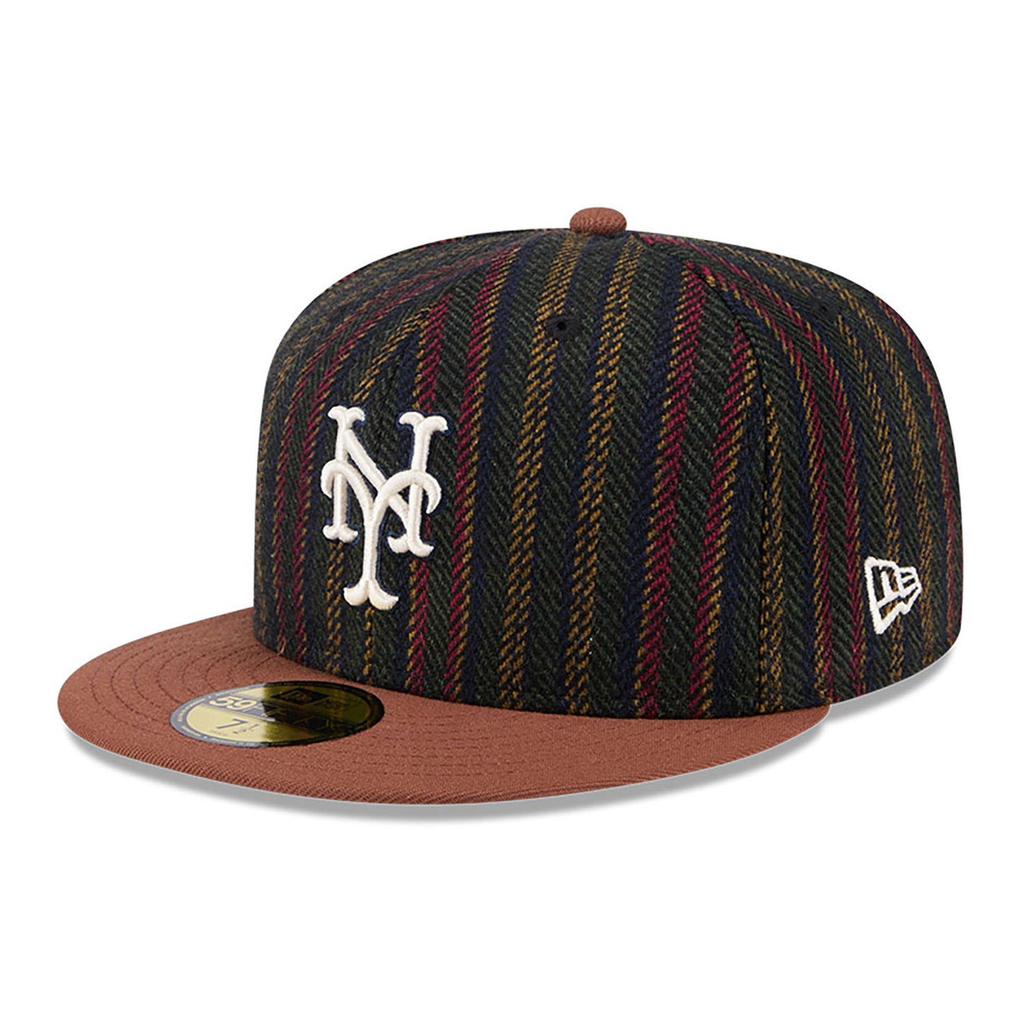 New Era - 59FIFTY - New York Mets - Vintage Herringbone - Brown