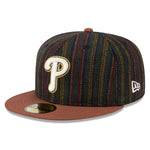 New Era - 59FIFTY - Philadelphia Phillies - Vintage Herringbone - Brown - Headz Up 