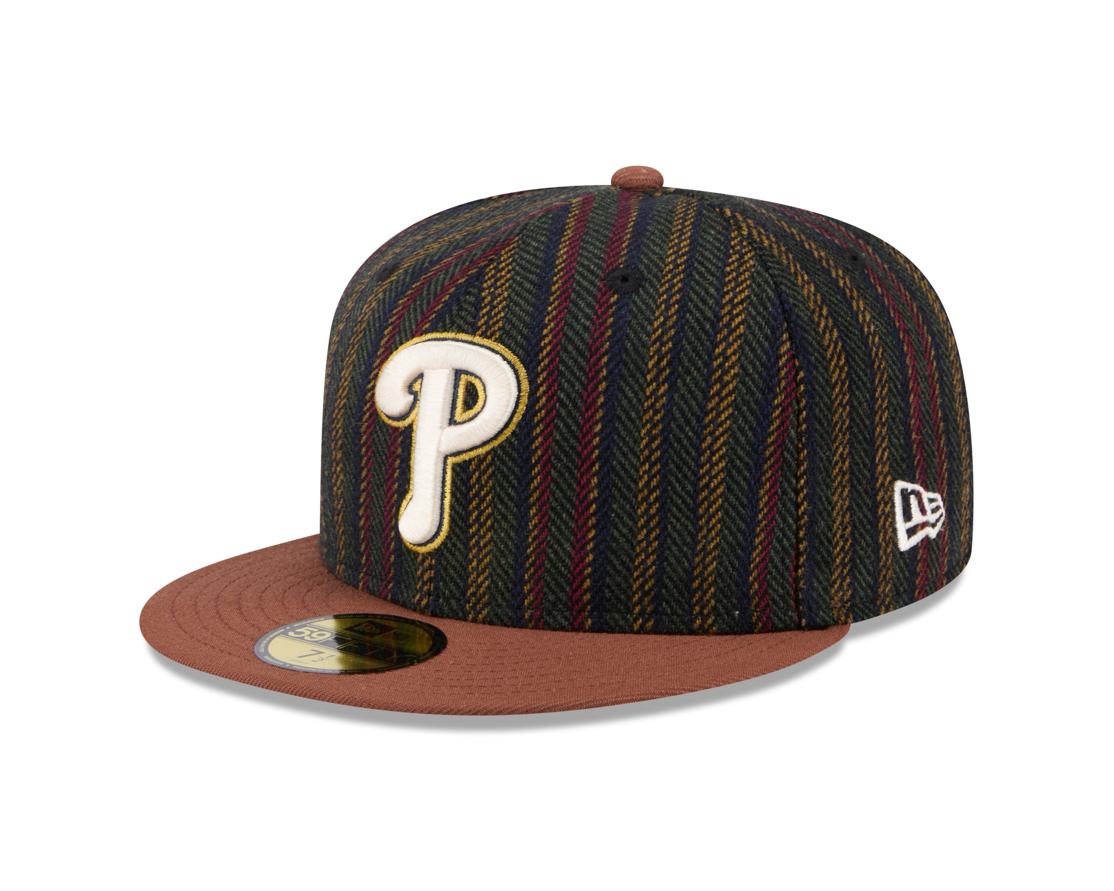 New Era - 59FIFTY - Philadelphia Phillies - Vintage Herringbone - Brown - Headz Up 