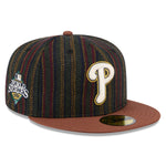 New Era - 59FIFTY - Philadelphia Phillies - Vintage Herringbone - Brown - Headz Up 