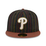 New Era - 59FIFTY - Philadelphia Phillies - Vintage Herringbone - Brown - Headz Up 