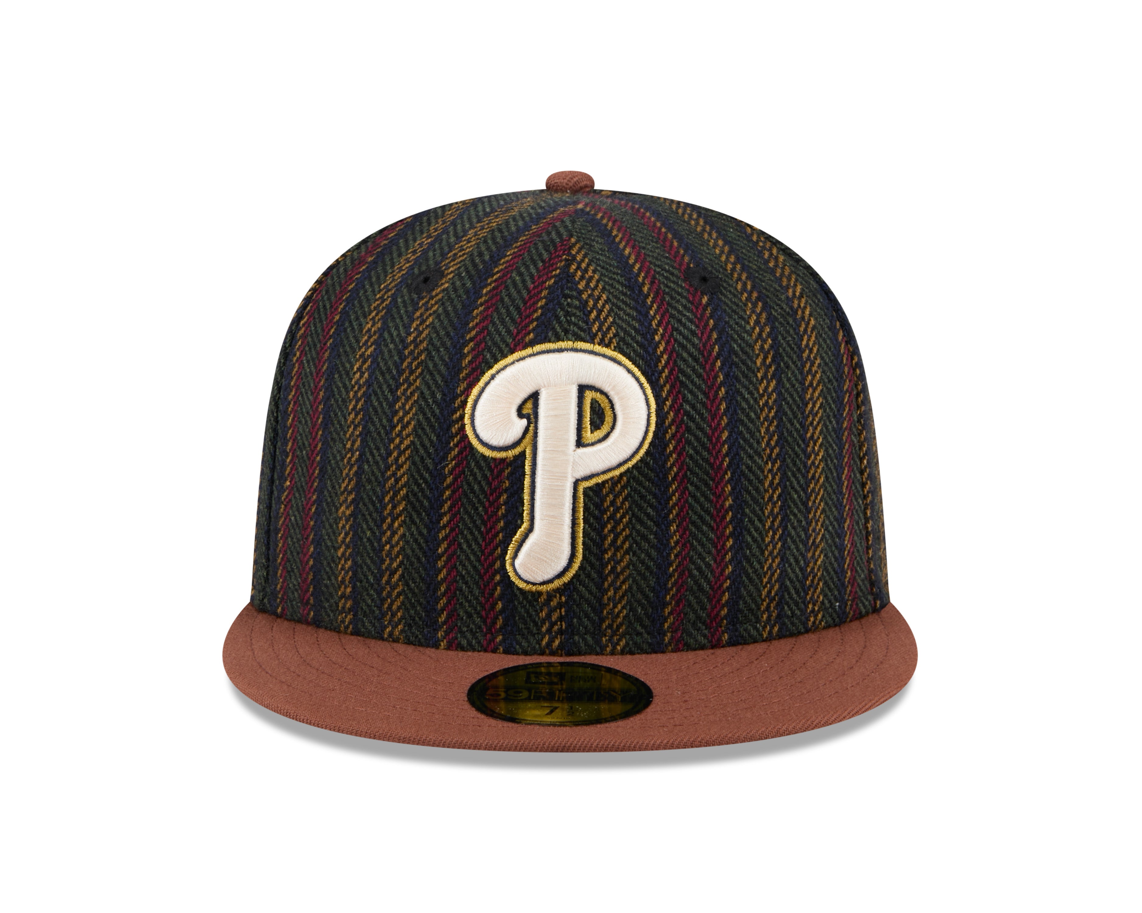 New Era - 59FIFTY - Philadelphia Phillies - Vintage Herringbone - Brown - Headz Up 