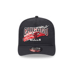 New Era - Chicago Bulls - Throwback Brush - Golfer - Black - Headz Up 
