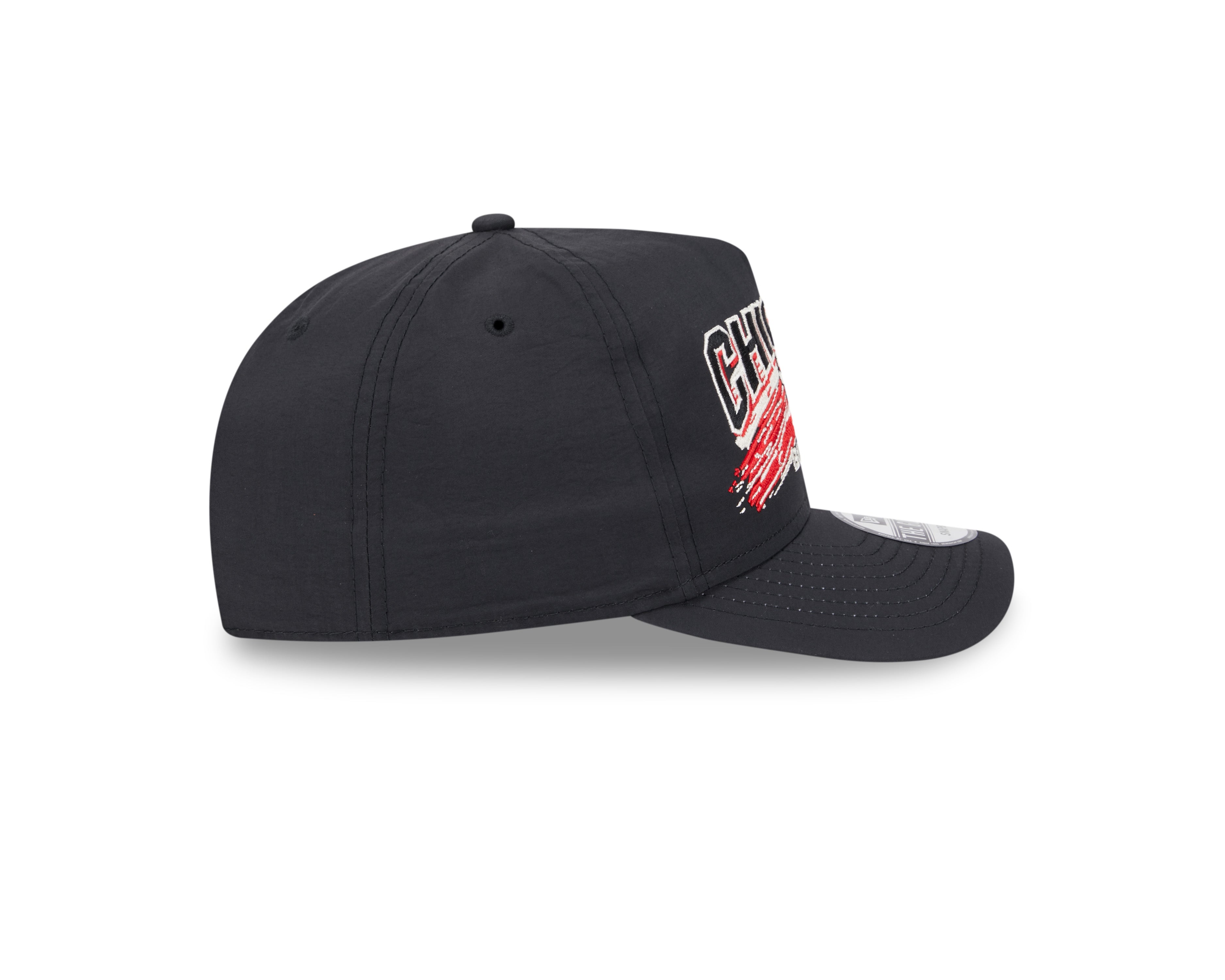 New Era - Chicago Bulls - Throwback Brush - Golfer - Black - Headz Up 