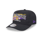 New Era - Los Angeles Lakers - Throwback Brush - Golfer - Black - Headz Up 