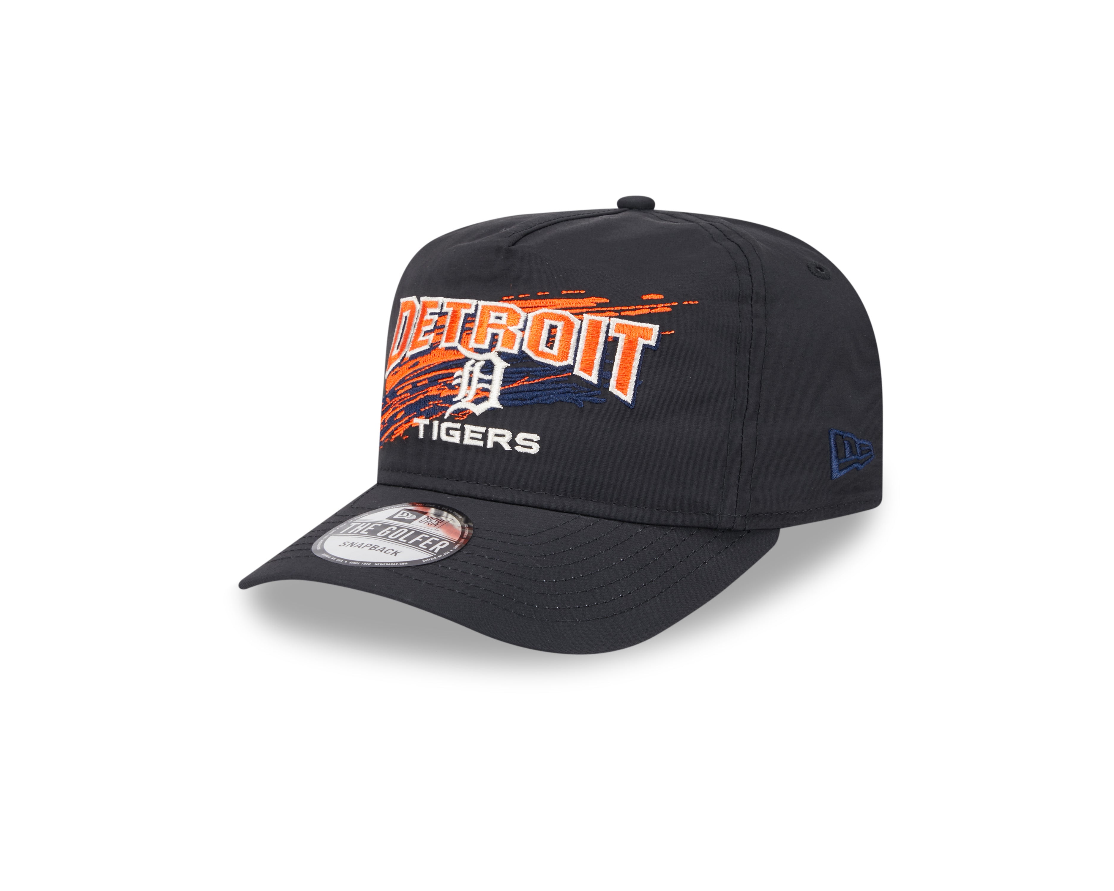 New Era - Detroit Tigers- Throwback Brush - Golfer - Black - Headz Up 
