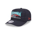 New Era - Arizona Diamondbacks - Throwback Brush - Golfer - Black - Headz Up 