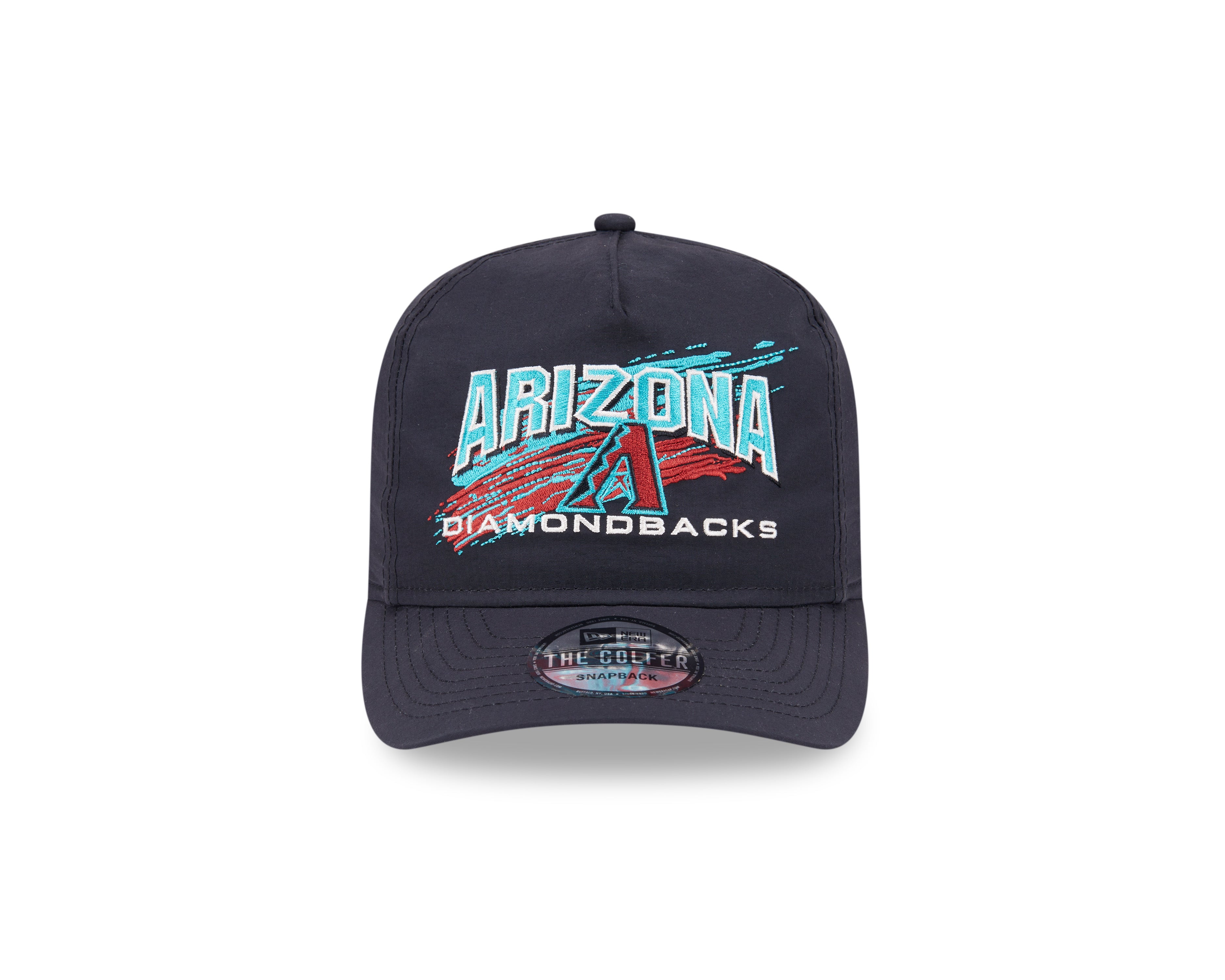 New Era - Arizona Diamondbacks - Throwback Brush - Golfer - Black - Headz Up 