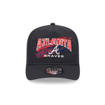 New Era - Atlanta Braves - Throwback Brush - Golfer - Black - Headz Up 