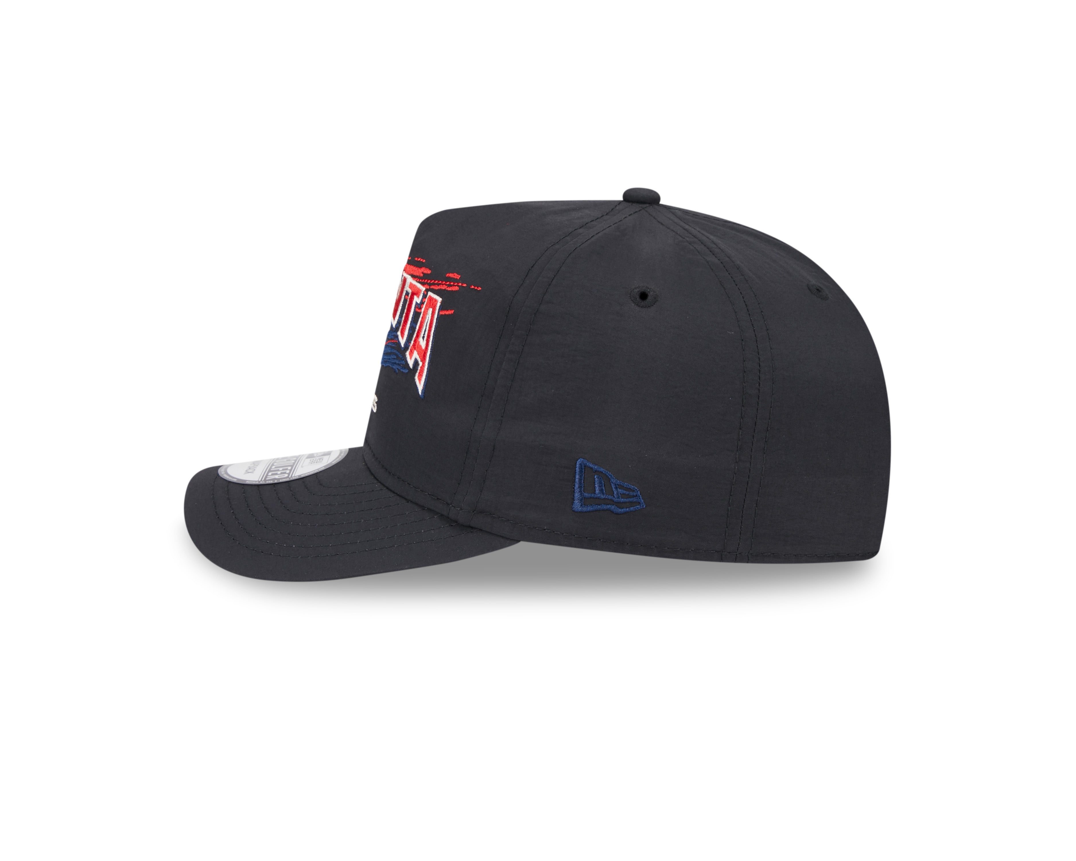 New Era - Atlanta Braves - Throwback Brush - Golfer - Black - Headz Up 