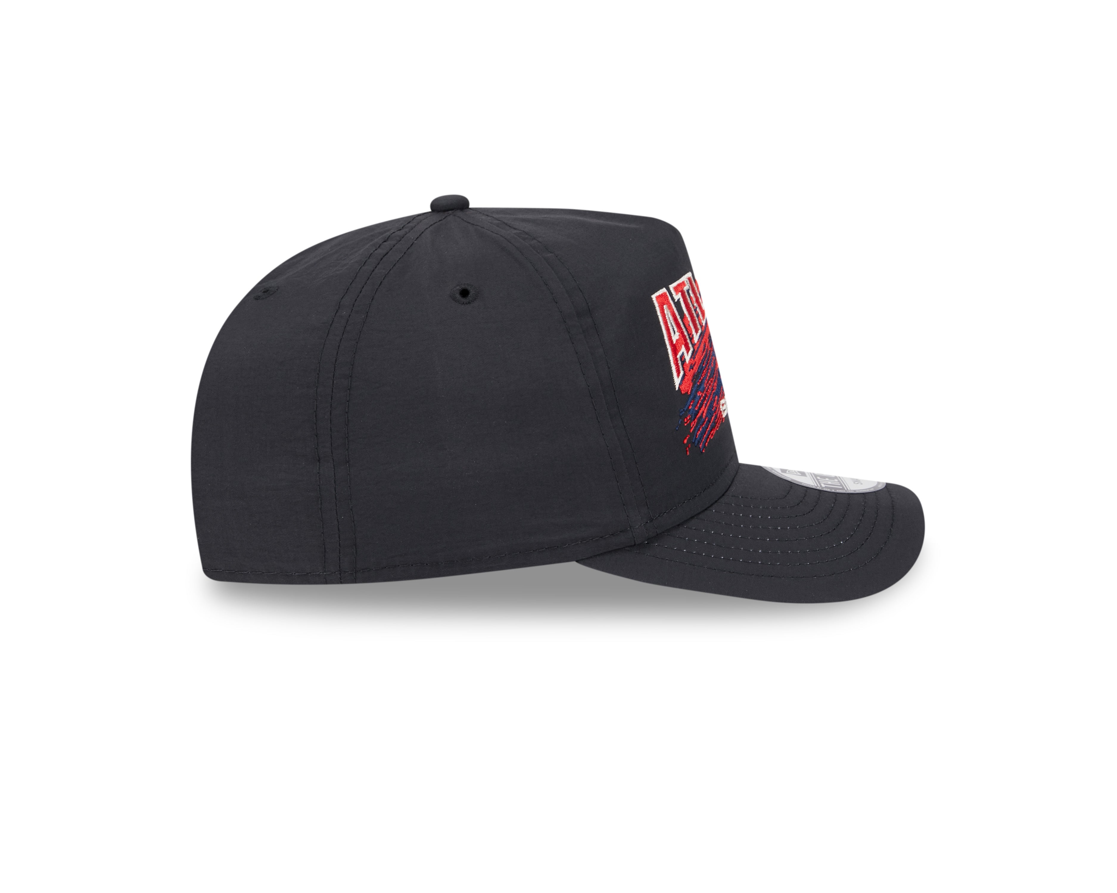 New Era - Atlanta Braves - Throwback Brush - Golfer - Black - Headz Up 