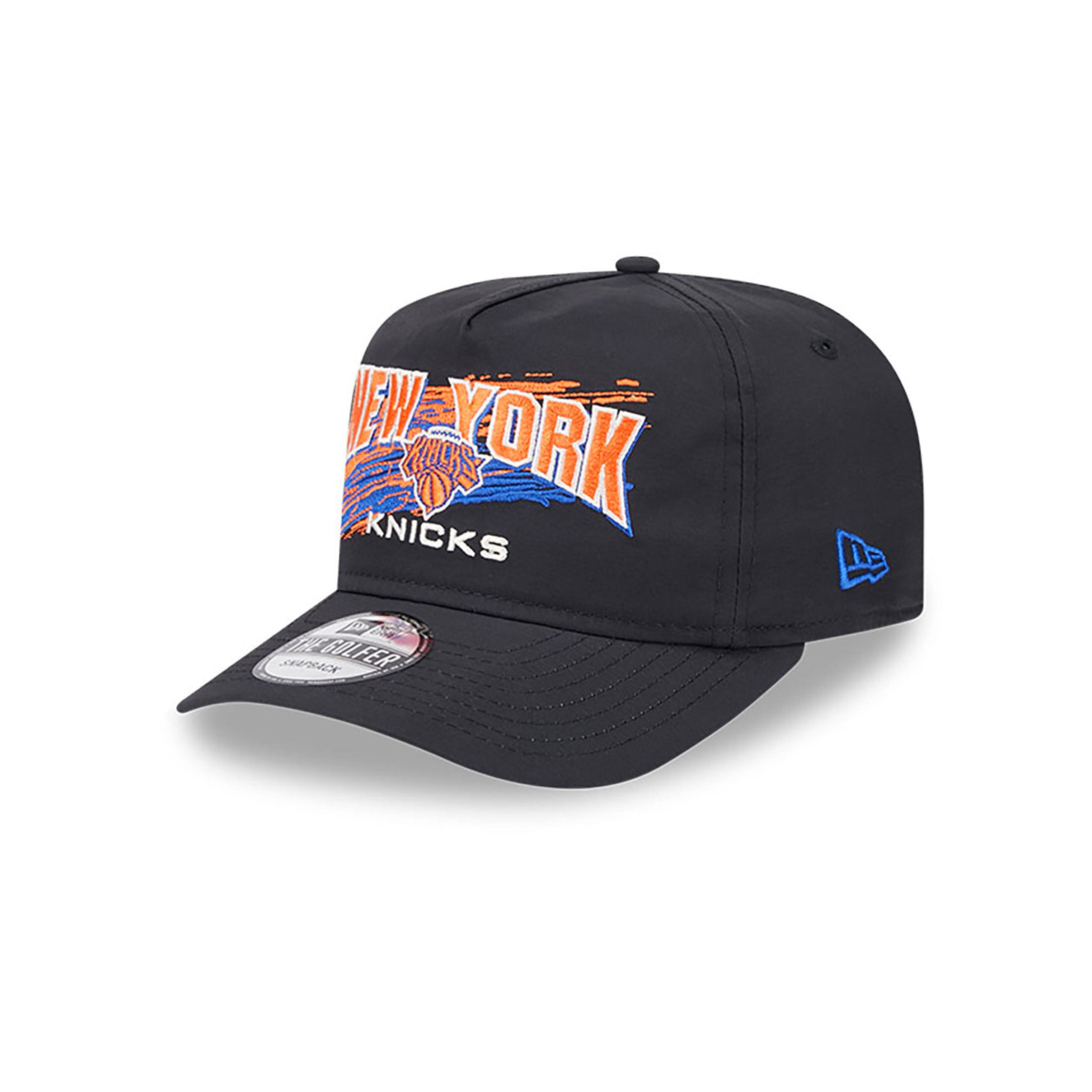 New Era - New York Knicks - Throwback Brush - Golfer - Black - Headz Up 