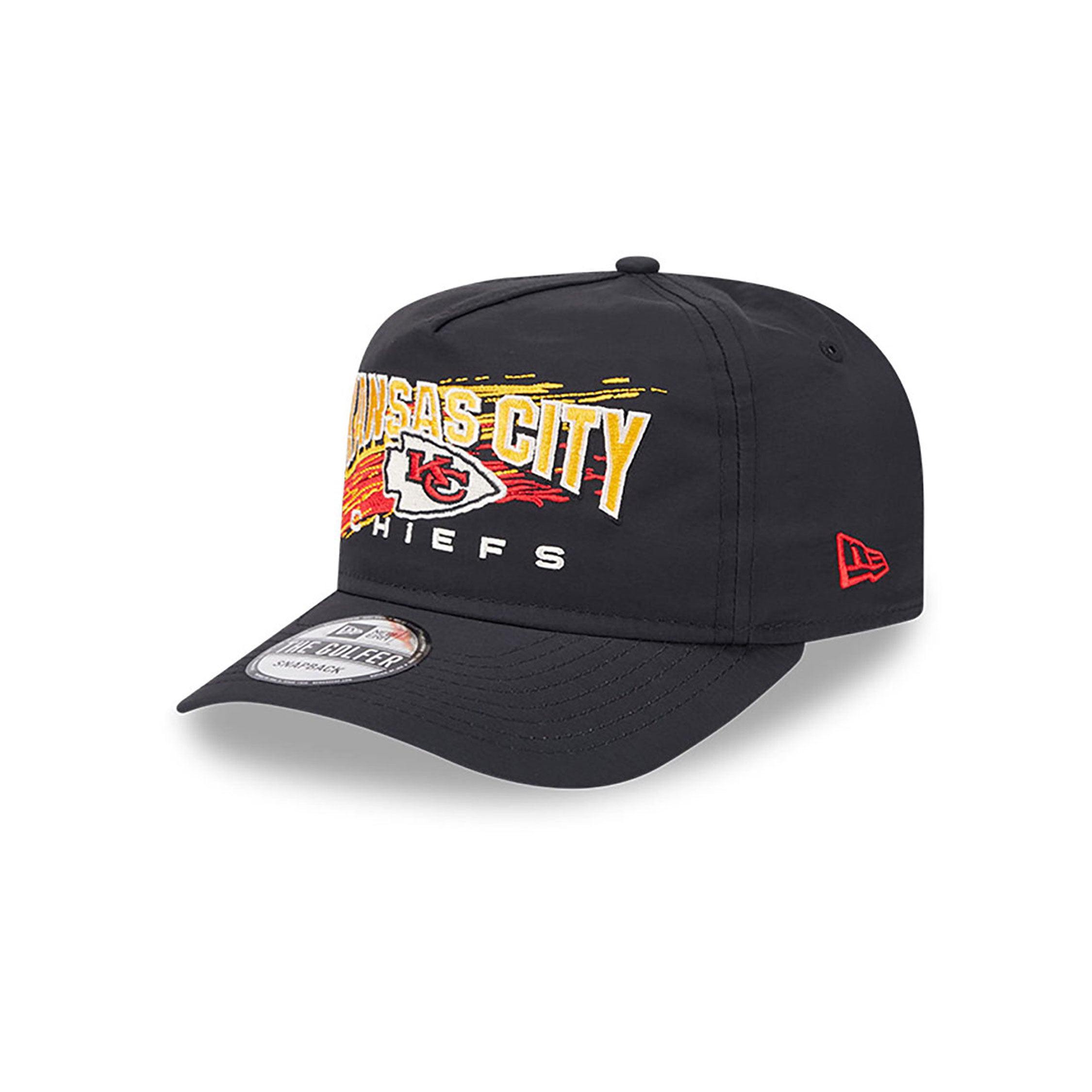 New Era - Kansas City Chiefs - Throwback Brush - Golfer - Black - Headz Up 