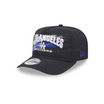 New Era - Los Angeles Dodgers - Throwback Brush - Golfer - Black - Headz Up 