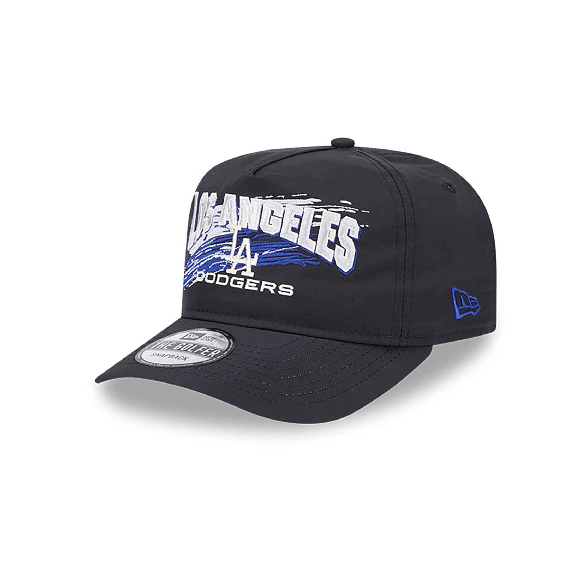 New Era - Los Angeles Dodgers - Throwback Brush - Golfer - Black - Headz Up 