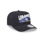 New Era - Los Angeles Dodgers - Throwback Brush - Golfer - Black - Headz Up 