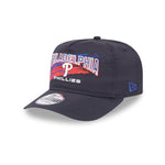 New Era - Philadelphia Phillies - Throwback Brush - Golfer - Black - Headz Up 