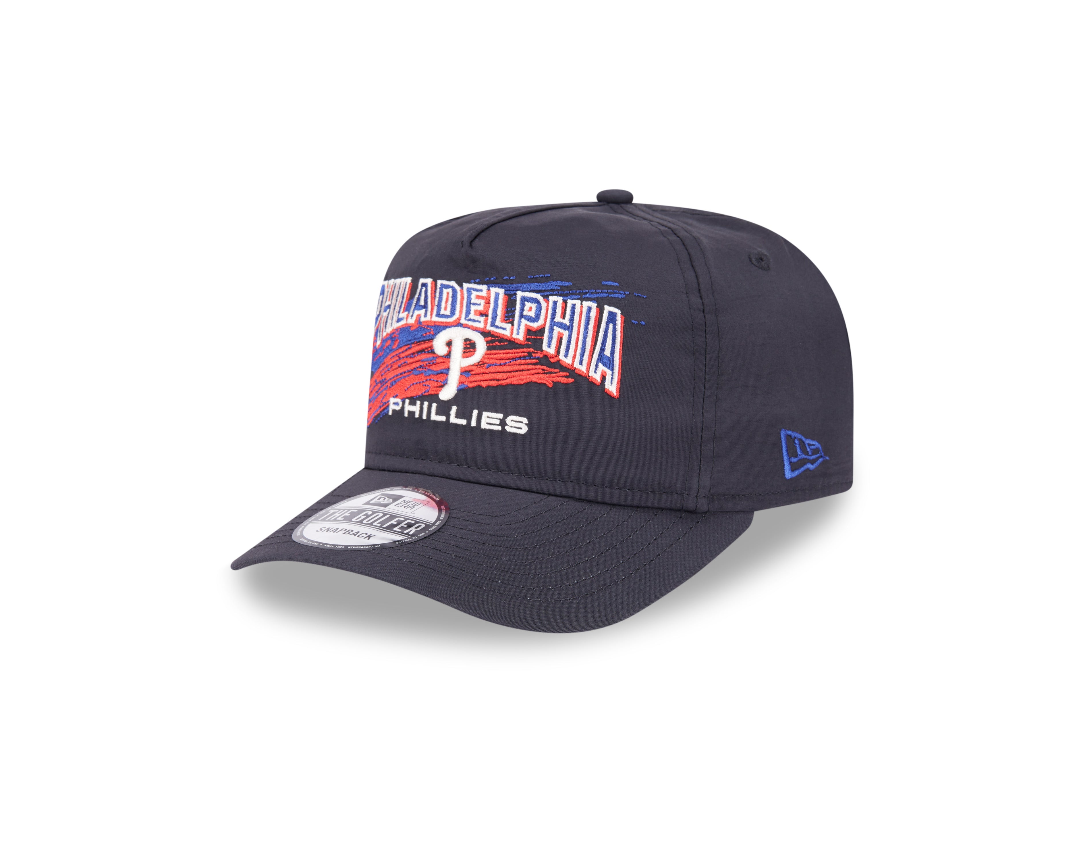 New Era - Philadelphia Phillies - Throwback Brush - Golfer - Black - Headz Up 