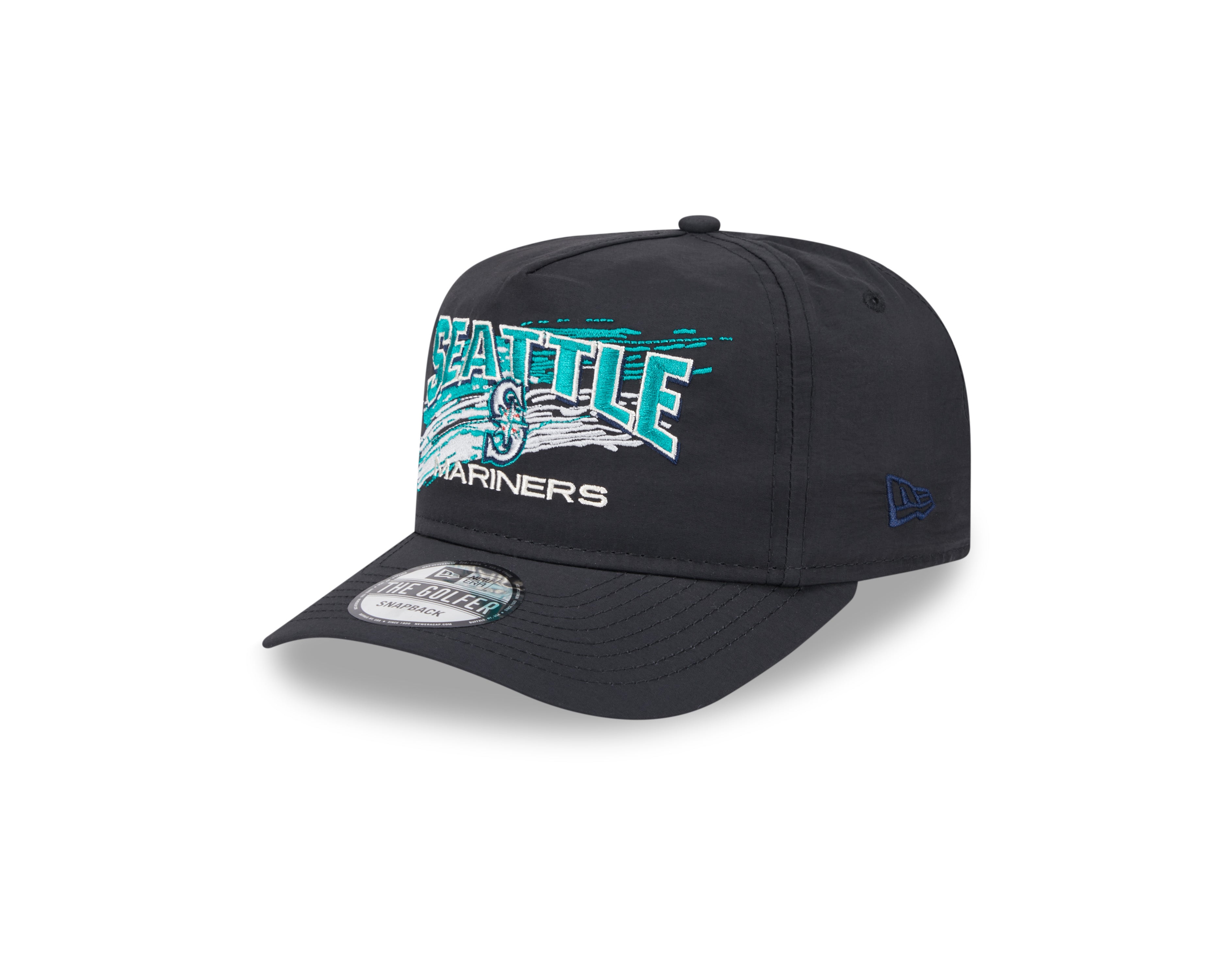 New Era - Seattle Mariners - Throwback Brush - Golfer - Black - Headz Up 