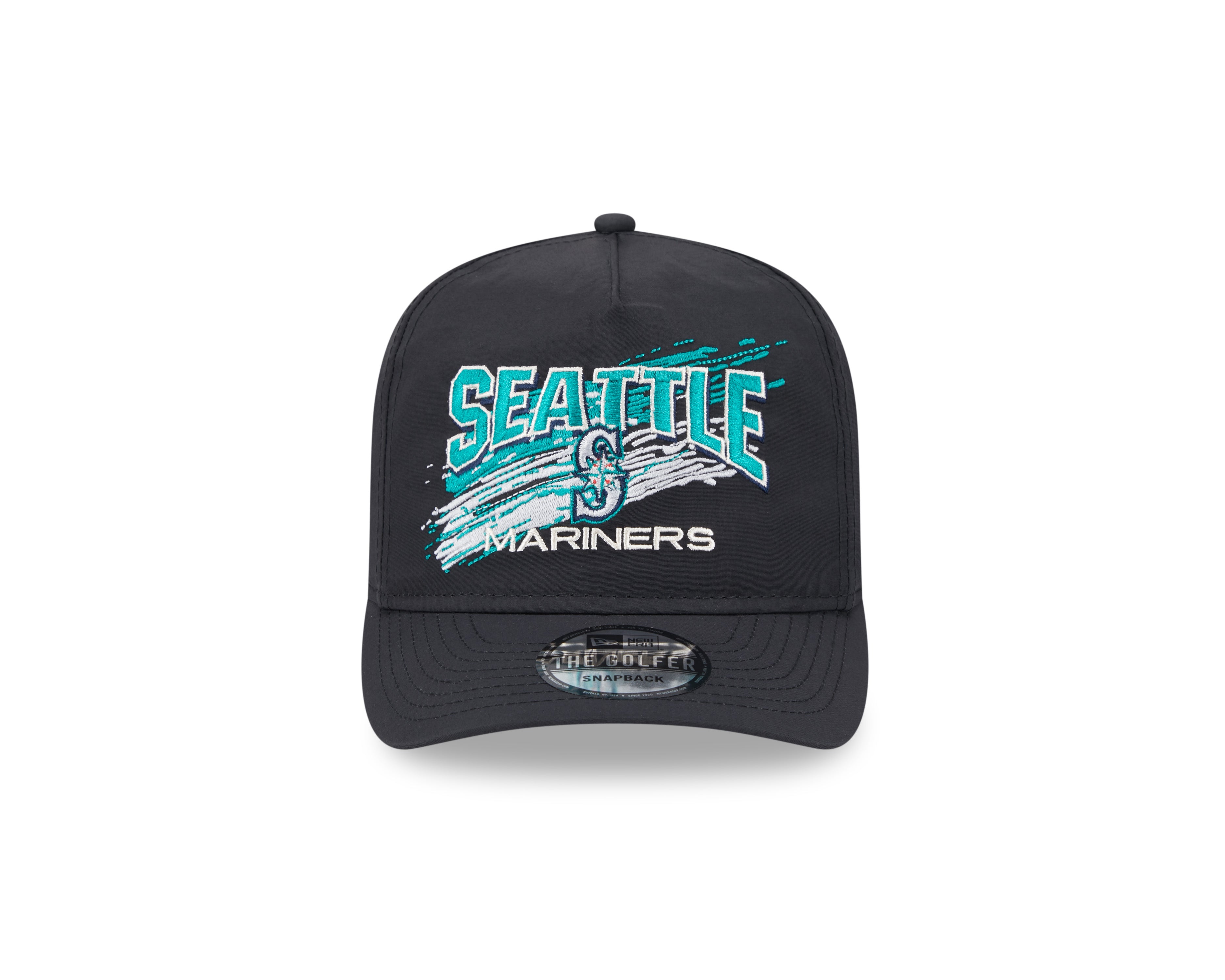 New Era - Seattle Mariners - Throwback Brush - Golfer - Black - Headz Up 
