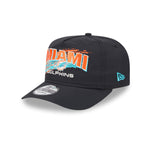 New Era - Miami Dolphins - Throwback Brush - Golfer - Black - Headz Up 
