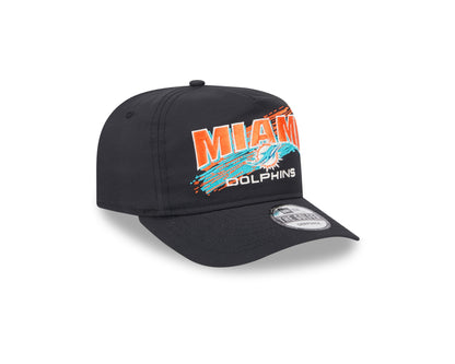 New Era - Miami Dolphins - Throwback Brush - Golfer - Black