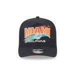 New Era - Miami Dolphins - Throwback Brush - Golfer - Black - Headz Up 