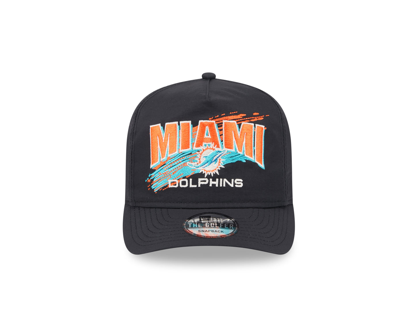 New Era - Miami Dolphins - Throwback Brush - Golfer - Black