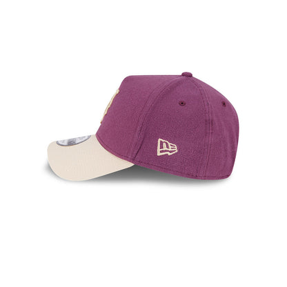 New Era - 9FORTY A-Frame Cap - MOLESKIN Crown - New York Mets - Maroon