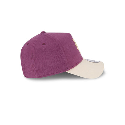 New Era - 9FORTY A-Frame Cap - MOLESKIN Crown - New York Mets - Maroon