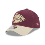 New Era - 9FORTY A-Frame Cap - MOLESKIN Crown - Kansas City Chiefs - Maroon - Headz Up 