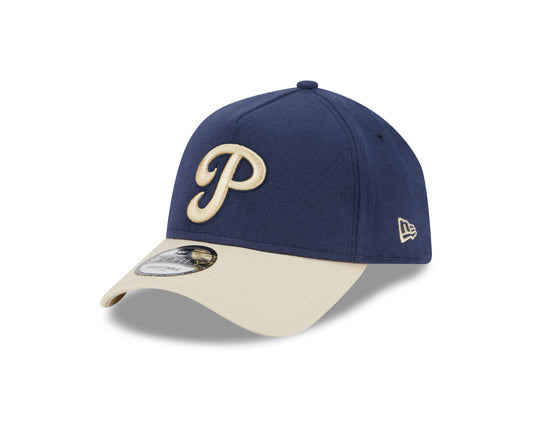 New Era - 9FORTY A-Frame Cap - MOLESKIN Crown - Philadelphia Phillies Cooperstown - Navy