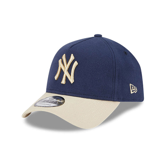 New Era - 9FORTY A-Frame Cap - MOLESKIN Crown - New York Yankees - Navy