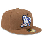 New Era - 59FIFTY - Oakland Athletics - Logo Scribble - Brown - Headz Up 