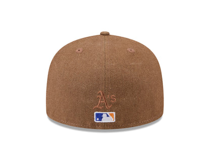 New Era - 59FIFTY - Oakland Athletics - Logo Scribble - Brown