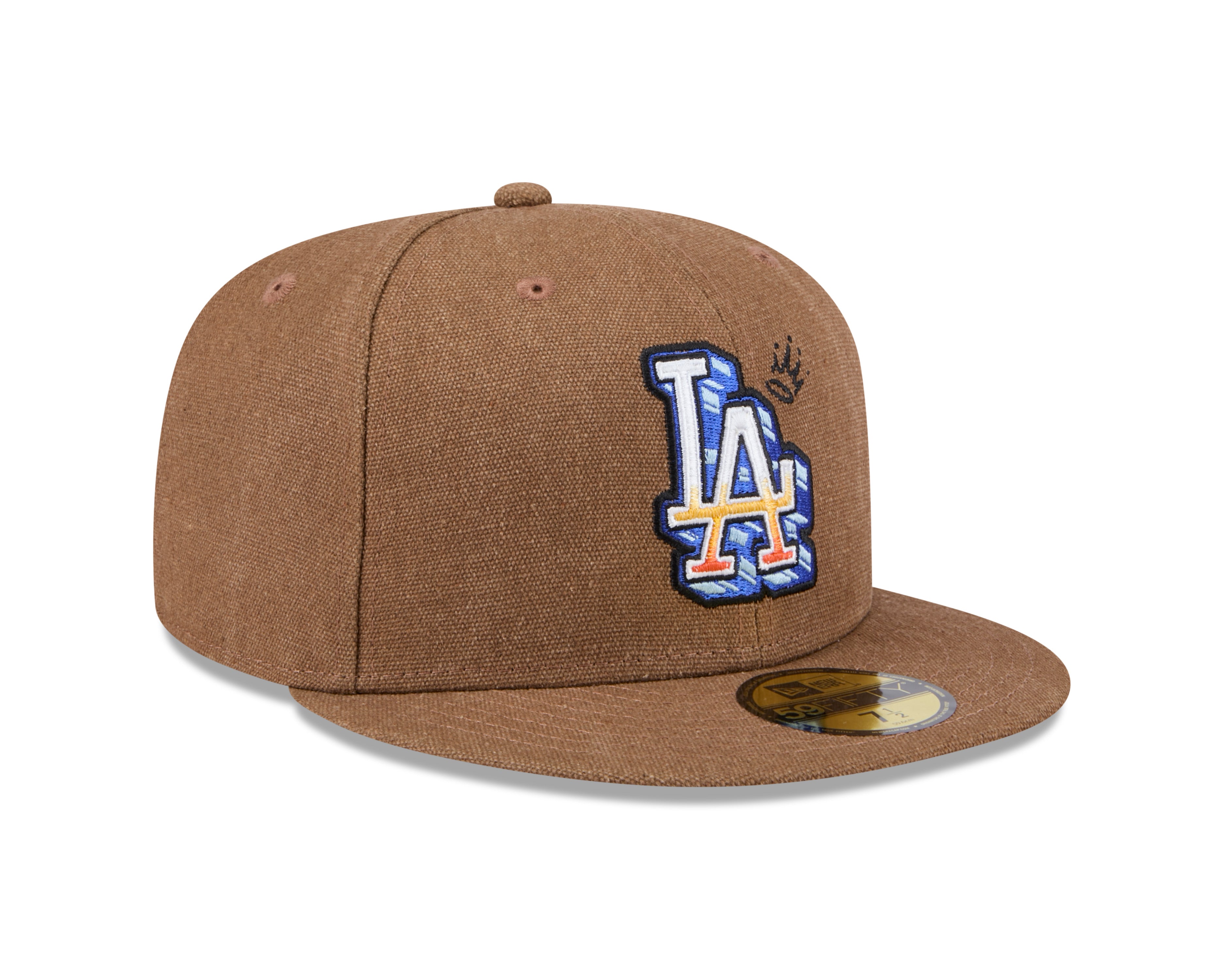 New Era - 59FIFTY - Los Angeles Dodgers - Logo Scribble - Brown - Headz Up 