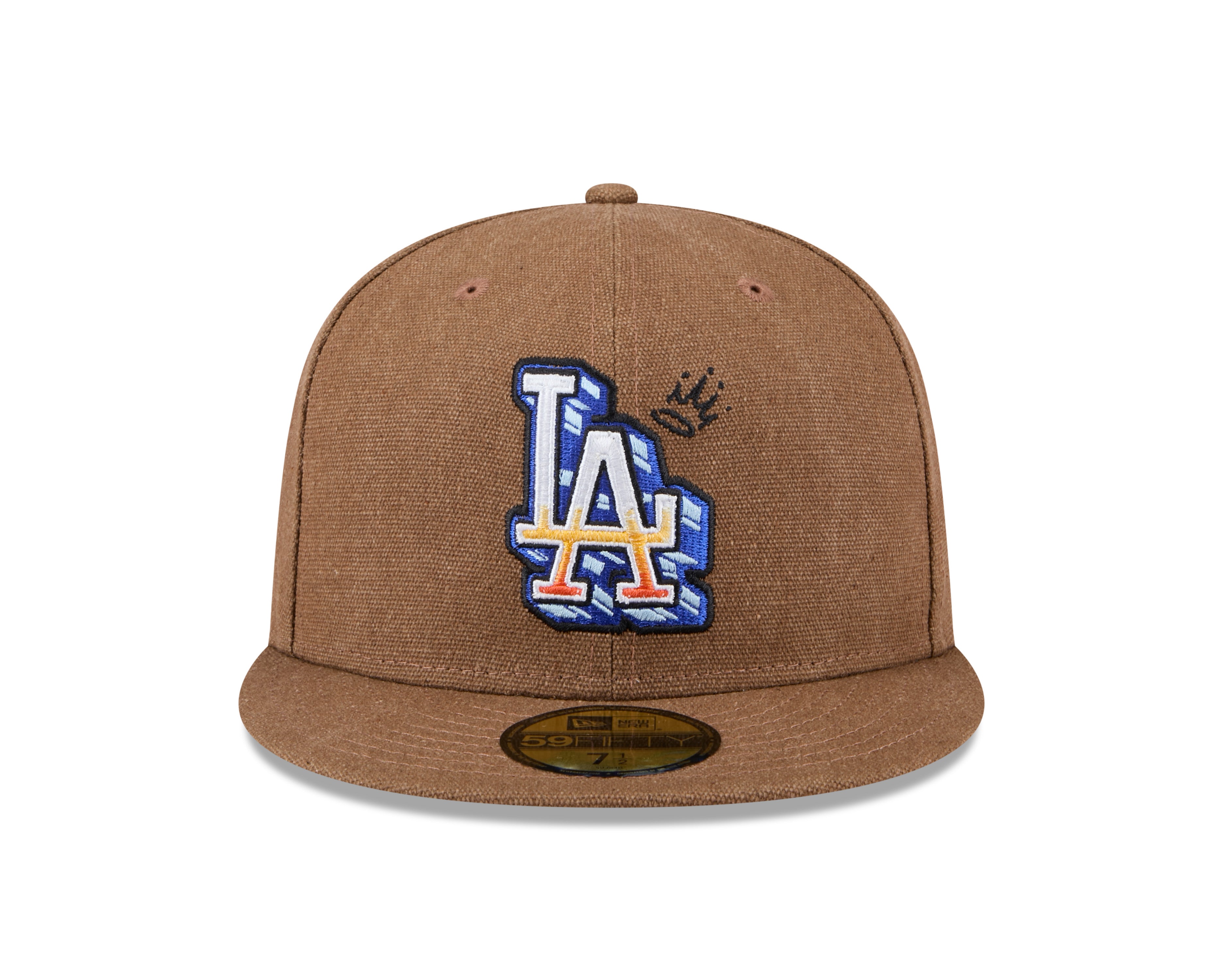 New Era - 59FIFTY - Los Angeles Dodgers - Logo Scribble - Brown - Headz Up 