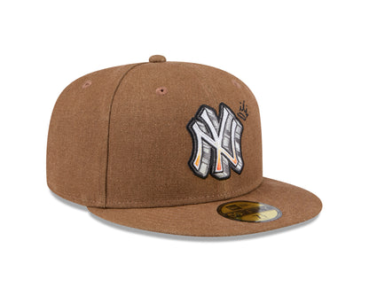 New Era - 59FIFTY - New York Yankees - Logo Scribble - Brown