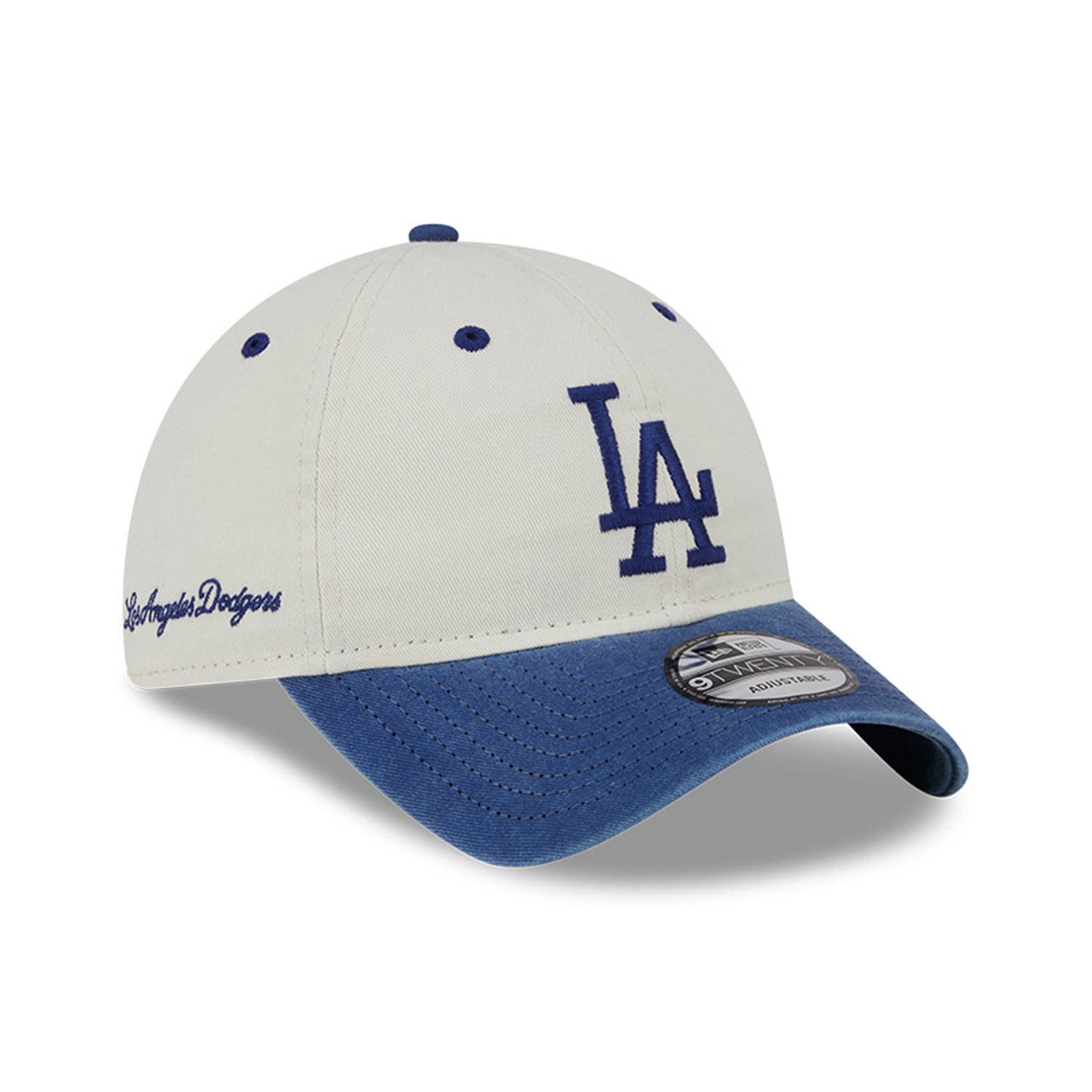 New Era - 9TWENTY - Los Angeles Dodgers - Classic Sidescript - White - Headz Up 