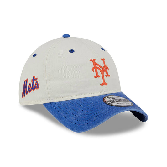 New Era - 9TWENTY - New York Mets - Classic Sidescript - Stone/Blue