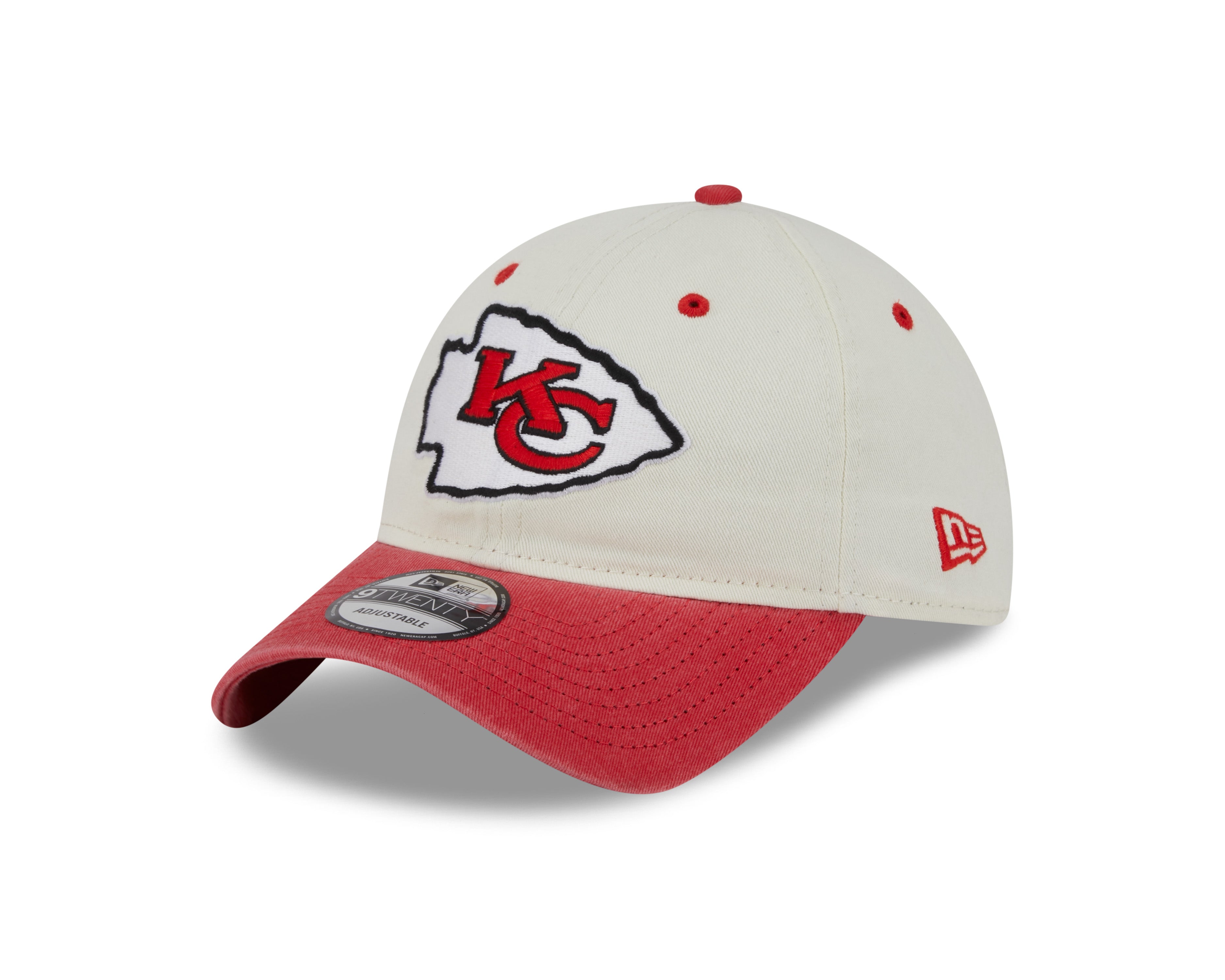 New Era - 9TWENTY - Kansas City Chiefs - Classic Sidescript - White/Red - Headz Up 