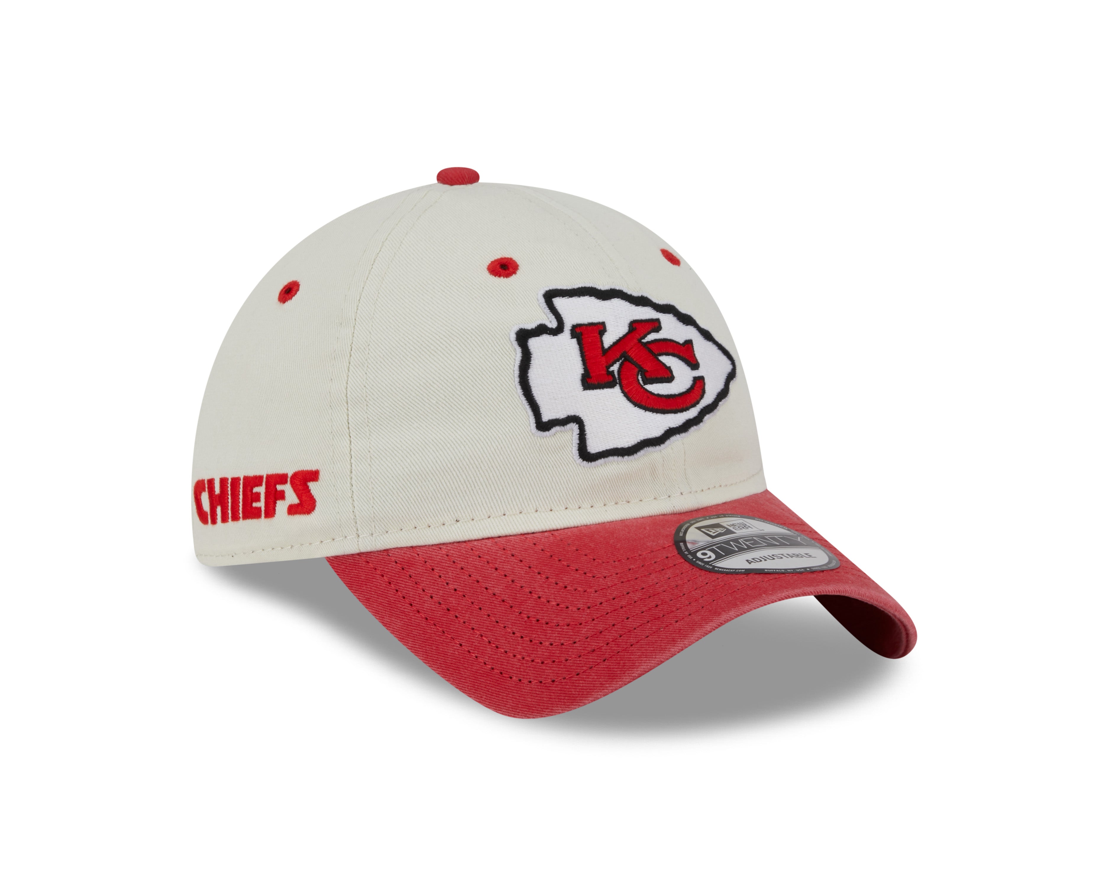New Era - 9TWENTY - Kansas City Chiefs - Classic Sidescript - White/Red - Headz Up 