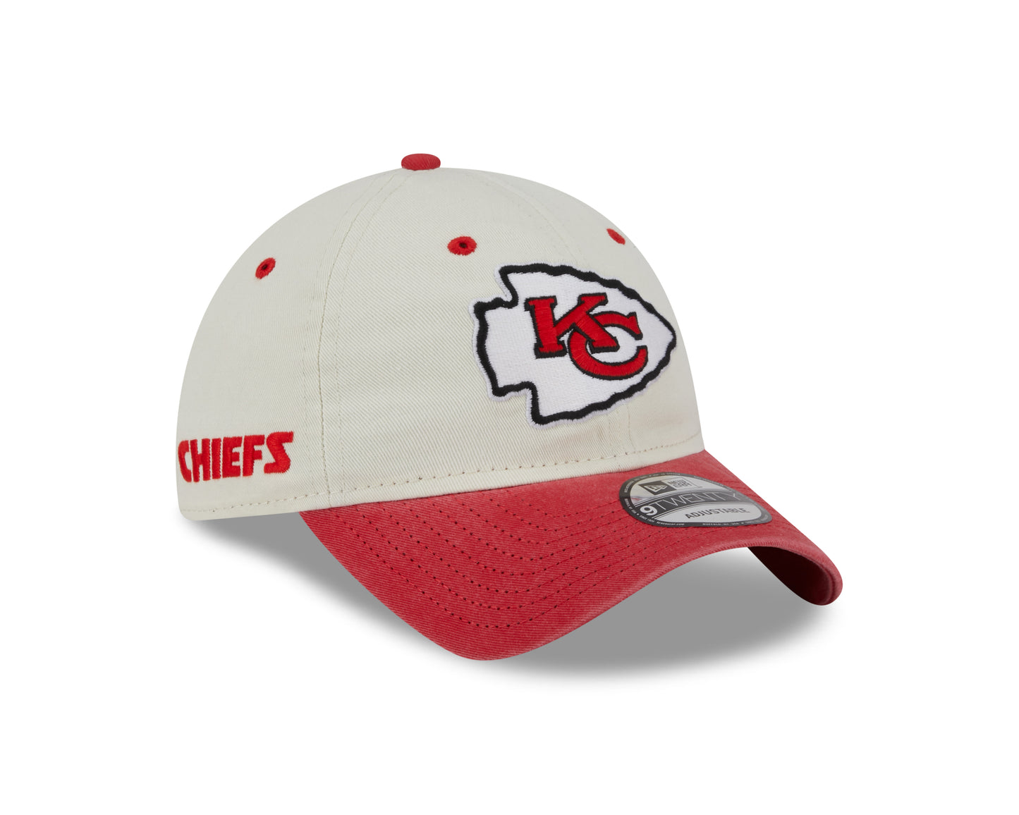 New Era - 9TWENTY - Kansas City Chiefs - Classic Sidescript - White/Red