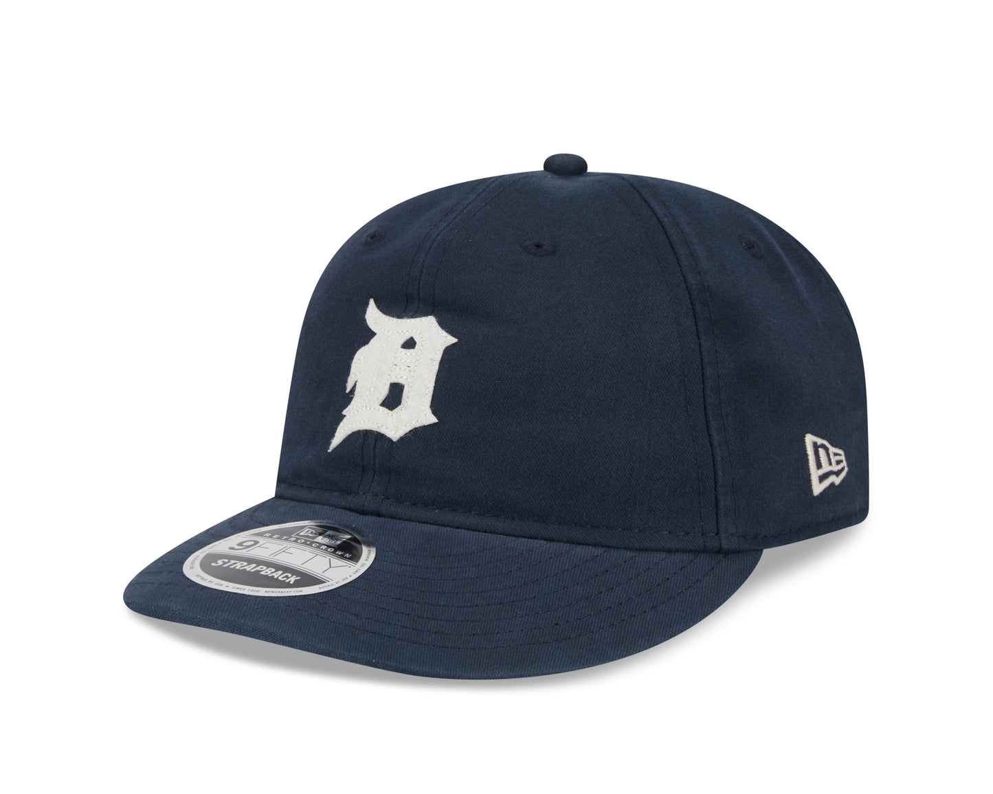 New Era - 9FIFTY Retro Crown - Detroit Tigers - CANVAS FELT LOGO - Navy